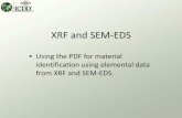 XRF and SEM-EDS - icdd.comicdd.com/wp-content/uploads/2018/04/XRF-and-SEM-EDS.pdf · XRF and SEM‐EDS Why? Scientists have long recognized that using multiple observations of a specimen