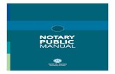 NOTARY PUBLIC - sos.ri.govsos.ri.gov/assets/downloads/documents/Notary-Public-Manual.pdf · of notarial acts” as a matter of good practice, the notary should retain the journal