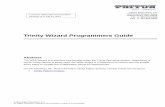 Trinity Wizard Programmers Guide - Patton Electronics · The WEB Wizard is a standard functionality within the Trinity Operating system. Regardless of which Trinity-Device is being