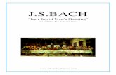 Jesu, Joy of Man's Desiring · J.S.BACH “Jesu, Joy of Man’s Desiring” transcription for viola and piano