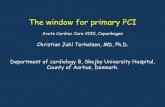 The window for primary PCI - European Society of Cardiologyassets.escardio.org/assets/Presentations/ACC2010/Pre0033-Terkelsen... · The window for primary PCI Acute Cardiac Care 2010,