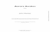 Aurora Awakes - title page - Ostimusic Awakes - FBA.pdf · Primary sound should be metal jingles, ... And beams of early light the heav'ns o'erspread, When, from a tow'r, ... is that