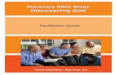 Discovery Bible Study cover - Brigada · 06/2014 DISCOVERY BIBLE STUDY This series is a 28 lesson Bible study based on telling Bible Stories for Knowing God developed by CityTeam
