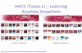 HACC iTunes U − Learning Anytime .HACC iTunes U − Learning Anytime Anywhere. iTunes U Courses.