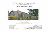 ST PETER’S CHURCH HUMSHAUGH Northumberland Website... · St Peter’s Church church consists of a simple rectangular main body or nave with a small western porch, a small sanctuary