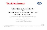 OPERATION MAINTENANCE MANUAL - Cole-Parmer · OPERATION & MAINTENANCE MANUAL ... Section VIII div.1 for unfired pressure vessels ... 316 Ti (1.4571) Door material ST.ST. 304L ST.ST.