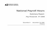 National Payroll Hours - Postal Regulatory Commission · national payroll hours summary report ... reference nbr: ... 38,872,442 1,551,749 25.0507 29 holiday leave accrued 232,751,562