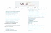 Chest, Abdomen and Pelvis CT Protocols · 1 Chest, Abdomen and Pelvis CT Protocols Chest Chest CT Low Dose Nodule Evaluation Chest CT Lung Cancer Screening Chest CT Routine With Contrast