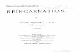 Reincarnation - Blavatsky Study Center: Website on H.P ... · Title: Reincarnation Author: Annie Wood Besant Created Date: 12/31/2010 8:57:40 PM
