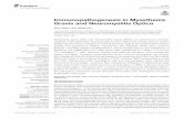 Immunopathogenesis in Myasthenia Gravis and Neuromyelitis ...dosequis.colorado.edu/Courses/BrainWeb/papers/MG3.pdf · Keywords: neuromyelitis optica spectrum disorders, myasthenia