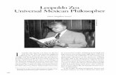  · Voices of Mexico 68 of viewing universal philosophy and its relation- ship to Latin American philosophical production. Zea dedicated himself to recovering the Latin