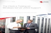 white paper: the clock is ticking on Windows Server 2003 Support · A Trend Micro White Paper | April 2015 >> The Clock is Ticking on Windows Server 2003 Support How Trend Micro can