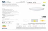 Circo LED - Steon Lightingsteon.com/wp-content/uploads/1970/01/circo-led-datasheet.pdf · Circo LED is a stylish, yet robust, IP65 low energy Universal Surface Ceiling Luminaires