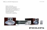 Micro Hi-Fi System MCM700 - Philips · Micro Hi-Fi System MCM700 User manual ... 5616 JB Eindhoven, The Netherlands CAUTION ... – antena de cabo FM – Cabo de controle