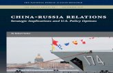 china-russia relations - nbr.org · other NBR research associates or institutions that support NBR. The National Bureau of Asian Research is a nonprofit, nonpartisan research institution