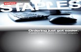 A guide to your Staples Advantage program. - GAF.com · This handbook will answer any questions you may have about your . Staples ® Advantage program. ... and enter your order number