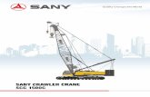 SCC 1500C - Sanyresource.sanygroup.com/files/20120503181136980.pdf · SANY CRAWLER CRANE SCC1500C 2 3 SCC1500C P3 P11 P20 SCC1500C Crawler Crane Outline Dimensions Performance Data
