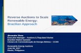 Reverse Auctions to Scale Renewable Energy: Brazilian Approach · Disclaimer 2 This document is provided to facilitate the on-going discussions between CCEE, USAid and U.S. Energy