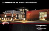 TOMORROW IS WAITING INSIDE - Snap-on Incorporated · INSPIRATIONAL SPACES IGNITE EAGER LEARNERS SNAP-ON’S TECHNICAL EDUCATION PARTNERSHIP PROGRAM You’re looking for ways to advance