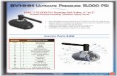 BVHHH Ultimate Pressure 15,000 PSI - Hydraulics ...ahscorp.net/Individual Prod Images/Ball Valves/BVHHH.pdf · DMIC'S 15,000 PSI Floating Ball Valve, ½" to 2" Extreme Pressure Handling,