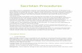 Sacristan Procedures - St. Francis of Assisi Orland Park, IL · Sacristan Procedures Any public event or celebration requires much behind the scenes activity. If the event is to have