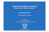 Fukushima Daiichi Accident - International Atomic Energy ... · Fukushima Daiichi Accident Report by the Director General GC-59 Side Event 17 September 2015, Vienna Denis Flory Deputy