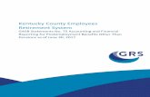 Kentucky County Employees Retirement System 68 and 75 Actuary Reports... · 6/30/2017 · CERS Hazardous System $ 53,131 $ 51,537 $ 1,594 $ 542,710 9.50% Note: 3 Based on derived