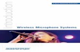 Introduction to Wireless Microphone Systems · 2 \\ Introduction Guide Wireless Microphone Systems Product Glossary Bodypack Transmitter Lavalier, Headworn and Instrument Microphones,