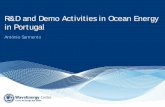 R&D and Demo Activities in Ocean Energy in Portugal · 12/09/2012 EERA Ocean Annual Assembly Demo Activities • Waveroller (AW Energy & Eneolica) – 2012: 300 kW prototype test