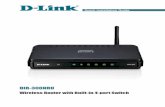 DIR-300NRU - router-access.comrouter-access.com/files/manuals/dlink-dir-300nrub5-Manual.pdfDIR-300NRU Quick Installation Guide BEFORE YOU BEGIN Delivery Package • Wireless router
