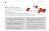 MPU 800c - info.smithmeter.cominfo.smithmeter.com/literature/docs/ssks008.pdf · MPU™ 800c Bulletin SSKS008 Issue/Rev. 0.1 (8/17) SPECIFICATIONS MPU Gas Ultrasonic Flowmeter The