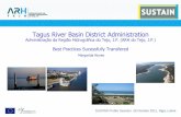 Tagus River Basin District Administration - SUSTAIN -Riga.pdf · Tagus River Basin District Administration ... Alcobaça 2001 The tourism pressure and demand for property to develop