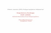 Regulatory Package FHR 13R9A - Cole-Parmer · Regulatory Package FHR 13R9A ... Reactivity Tests, In Vivo) and USP  requirements. Certificate is available upon request.