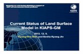LSM for KIAPS-GM - structure - George Mason Universitycola.gmu.edu/lsm/Seol_S0_LSM.pdf · • The land surface model (LSM) in numerical weather prediction or climate general circulation
