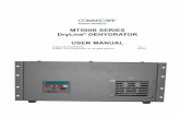 MT500B SERIES DryLine DEHYDRATOR USER MANUAL - … · MT500B SERIES DryLine® DEHYDRATOR USER MANUAL 4 1.1 Introduction This manual contains the information you need to install, operate