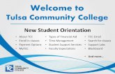 Welcome to · • Tulsa Community College is committed to establishing an environment for its students and employees that fosters inclusion, ... Slide 1 Author: Matthew Jostes