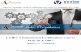 COBIT 5 Foundation Certification Course May 20-21/2017 … · COBIT® 5 is a Registered Trade Mark of ISACA® in the United States and other Countries. COBIT® 5 Foundation Exam is