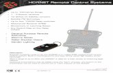 HORNET Remote Control Systems - Farnell element14 · HORNET Remote Control Systems DS HORNET-10 DescriptionDescription Supplied complete ready to go the HORNET is a rugged IP68 weatherproof