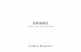 DRINKS - .DRINKS COCKTAILS - WINE - SPIRITS - BEER & CIDER Collins Quarter . HOUSE COCKTAILS Illicium