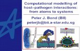 Computational modelling of host–pathogen interactions ... · MD-2 Co-Receptor “Gauges” LPS Structure Agonist Antagonist Dynamic changes in volume detected by trj_cavity –