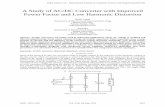 A Study of AC/DC Converter with Improved Power Factor and … · A Study of AC/DC Converter with Improved Power Factor and Low Harmonic Distortion Rohit Gupta Department of Electrical