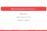 Electromechanical Systems 1 - Polito · Electromechanical Systems 1 Basilio Bona DAUIN ... em as the sum of the Lagrangian ... We consider a particular class of electromechanical