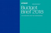 KPMG Taseer Hadi & Co. Chartered Accountants Budget Brief 2018 Brief... · The Budget Brief 2018 contains a review of the economic scenario and highlights of the Finance Bill 2018
