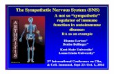 The Sympathetic Nervous System (SNS) · The Sympathetic Nervous System (SNS) ... Activation of cAMP-PKA Pathway. L Gs AC nerve terminal B APCs ... 1.6 2.0 2.4 Saline MO SMB CFA