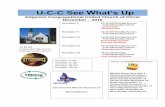 U-C-C See What’s Up - edgertonucc.org2015... · U-C-C See What’s Up Edgerton Congregational United Church of Christ ... Organist-Opala Bilhorn (starting date-December 6) Opala
