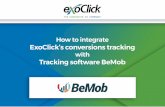 with Tracking software BeMob - exoclick.com · START ExoClick Goal Tag | conversor track 1 --> ... ExoClick, the innovative ad company, provides two channels for advertisers and publishers: