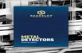 METAL DETECTORS - cdn.haarslev.comcdn.haarslev.com/file/Products/Metal-Detector/Datasheets/Metal... · metal detectors detector de metal vertIcal O detector de metal vertical detecta