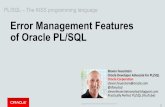 Error Management Features of PLSQL - dryfta-assets.s3 ... · Copyright © 2018Oracle and/or its affiliates. All rights reserved. | 2 Resources for Oracle Database Developers •Official