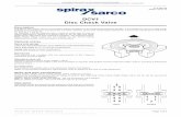 DCV1 Disc Check Valve - Spirax Sarco · Valves conforming to EN 12266-1 rate D are available on request. Soft seated versions meet EN 12266-1 rate A, providing a differential pressure