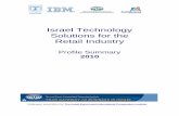 Israel Technology Solutions for the Retail Industry · The Israel Trade Commission in Australia, together with IBM Australia, the Israel Export Institute, and the Australia Israel